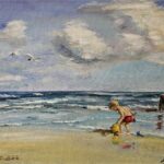 Jongentje op het strand